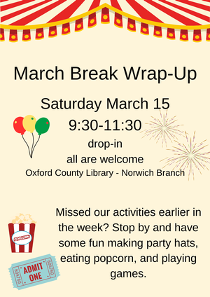 NOR - March Break Wr